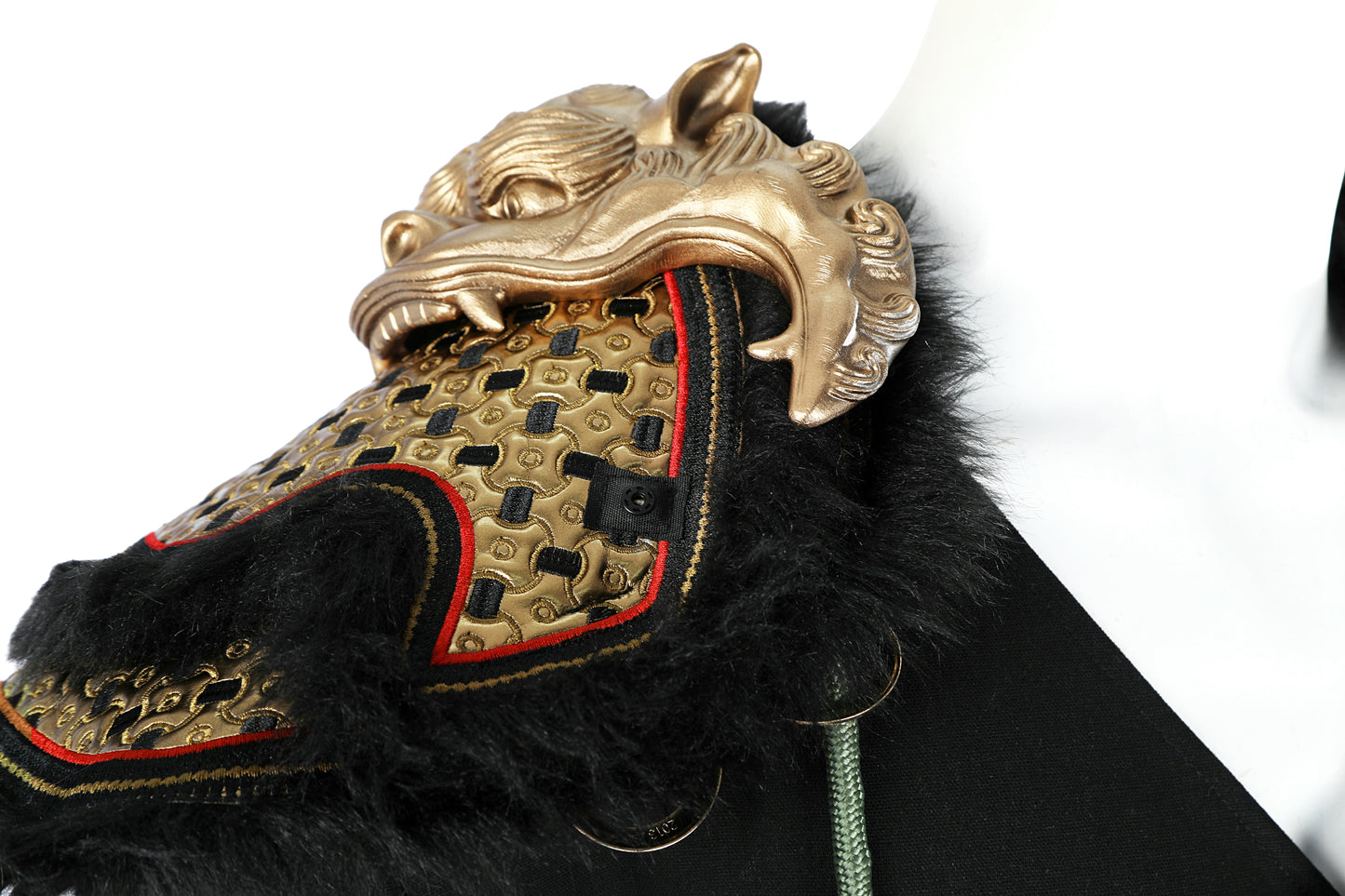 Black Myth Wukong Ebongold Silk Robe Cosplay Costume | Fantasy Outfit