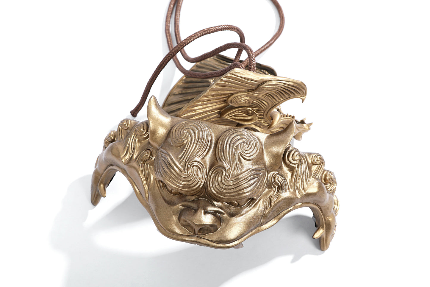 Black Myth Wukong Ebongold Silk Robe Cosplay Costume | Fantasy Outfit