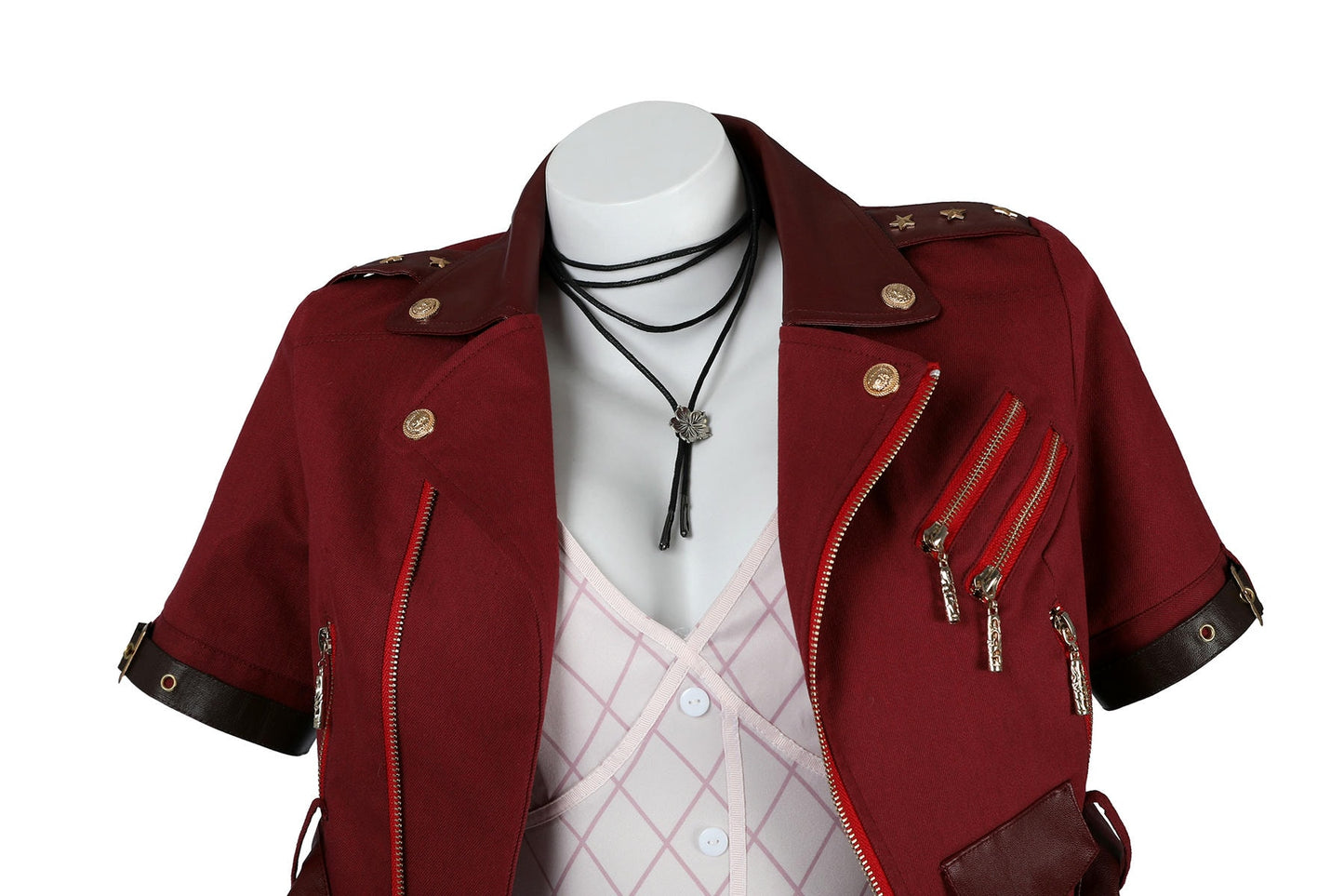 Final Fantasy VII Aerith V2 Cosplay Costume | Gaming Outfit