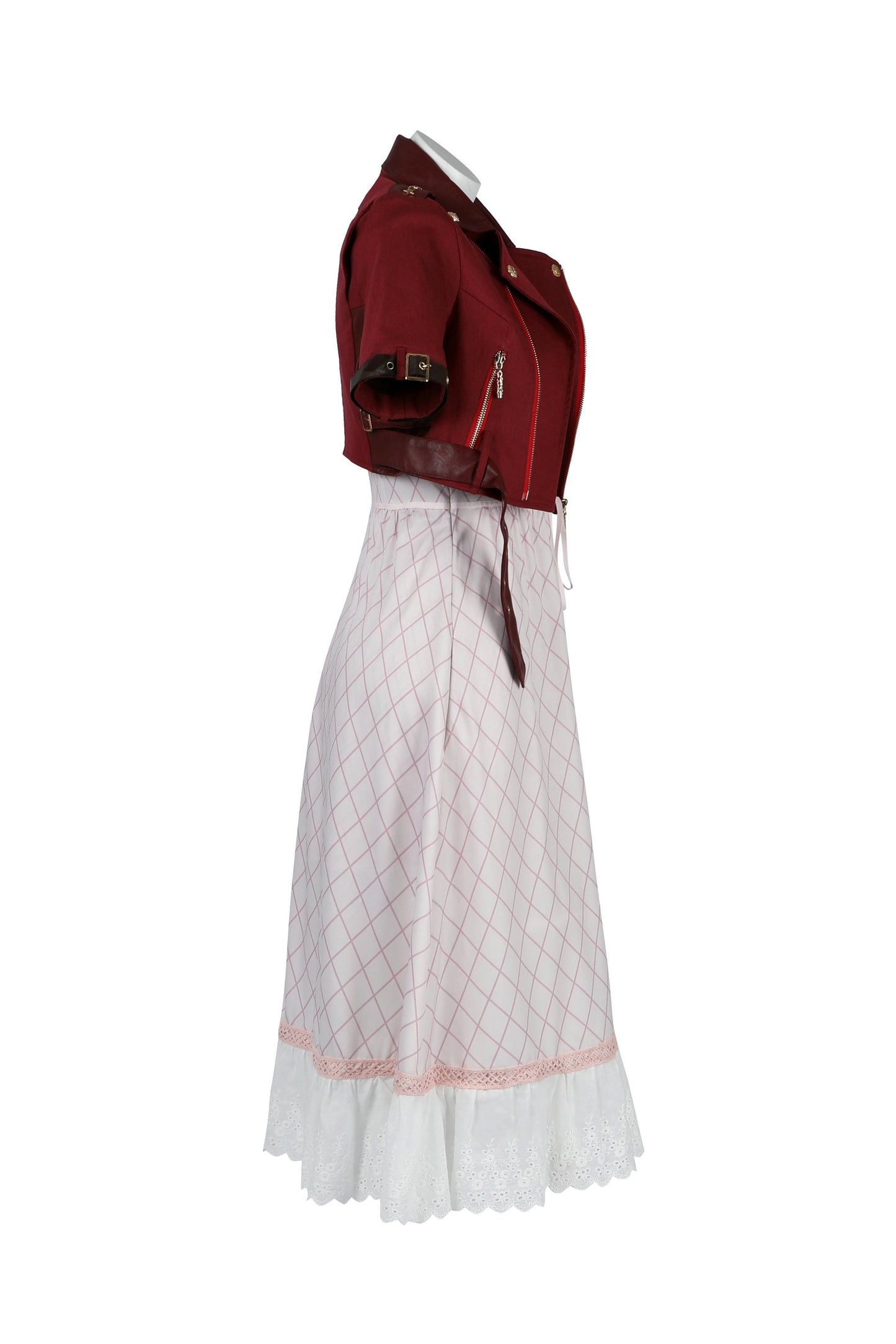 Final Fantasy VII Aerith V2 Cosplay Costume | Gaming Outfit