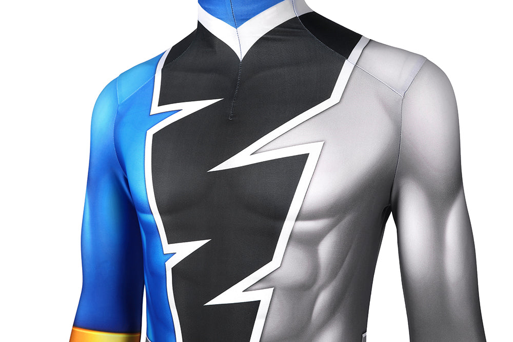 Kishiryu Sentai Ryusoulger Blue Soldier Cosplay Costume | Superhero Outfit