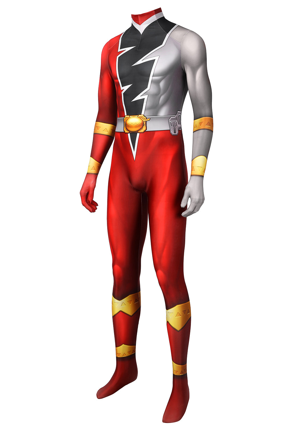 Kishiryu Sentai Ryusoulger Red Soldier Cosplay Costume | Superhero Outfit
