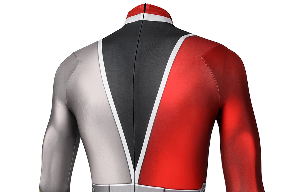 Kishiryu Sentai Ryusoulger Red Soldier Cosplay Costume | Superhero Outfit