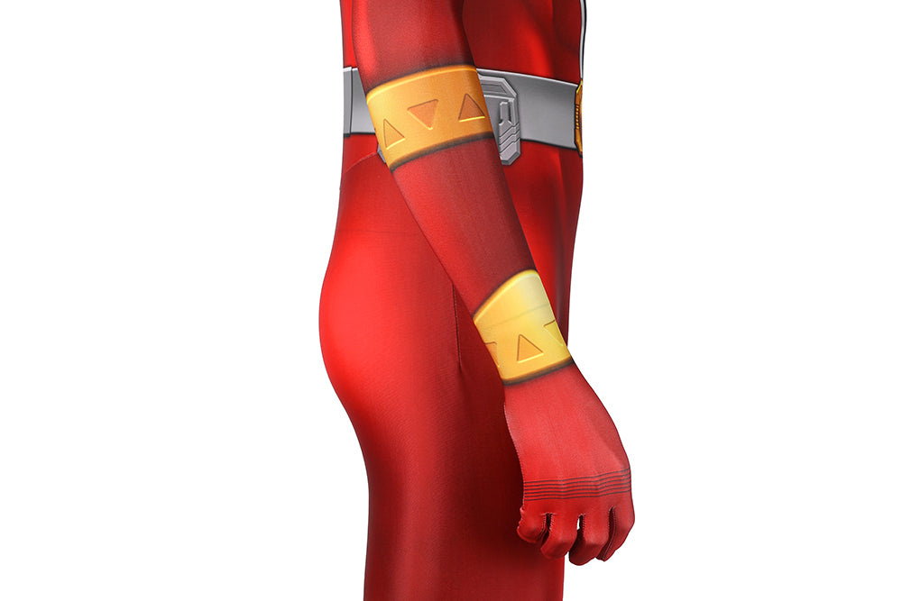 Kishiryu Sentai Ryusoulger Red Soldier Cosplay Costume | Superhero Outfit