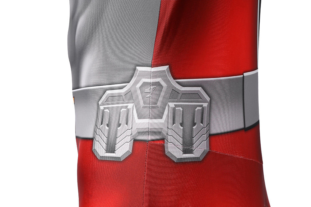 Kishiryu Sentai Ryusoulger Red Soldier Cosplay Costume | Superhero Outfit