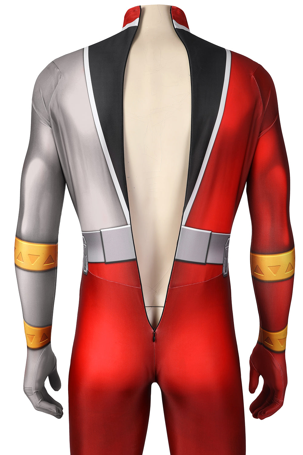 Kishiryu Sentai Ryusoulger Red Soldier Cosplay Costume | Superhero Outfit