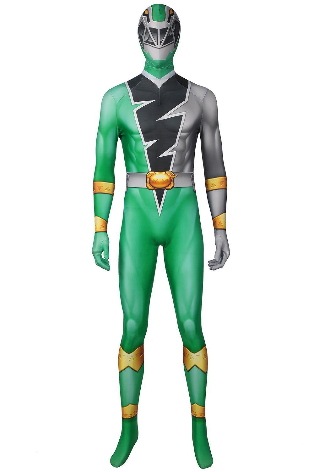 Kishiryu Sentai Ryusoulger Green Soldier Cosplay Costume | Superhero Outfit