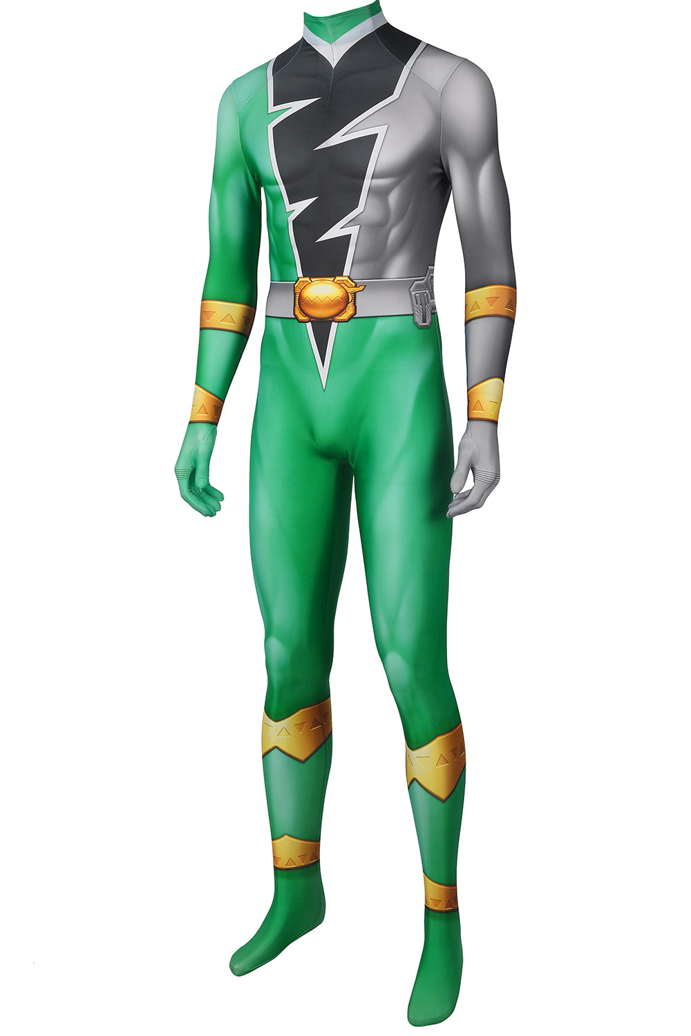 Kishiryu Sentai Ryusoulger Green Soldier Cosplay Costume | Superhero Outfit