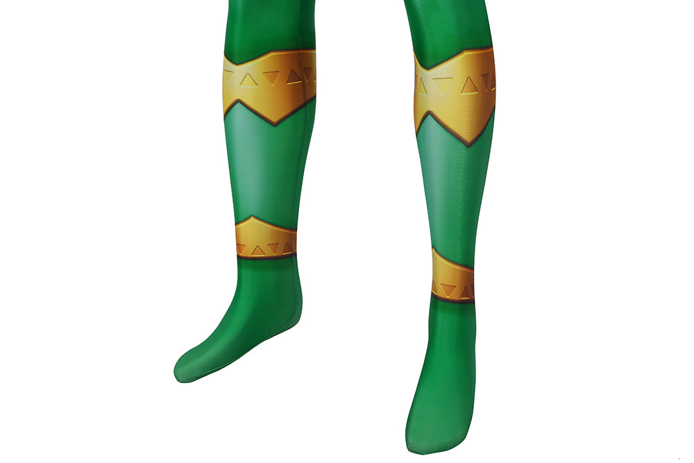 Kishiryu Sentai Ryusoulger Green Soldier Cosplay Costume | Superhero Outfit