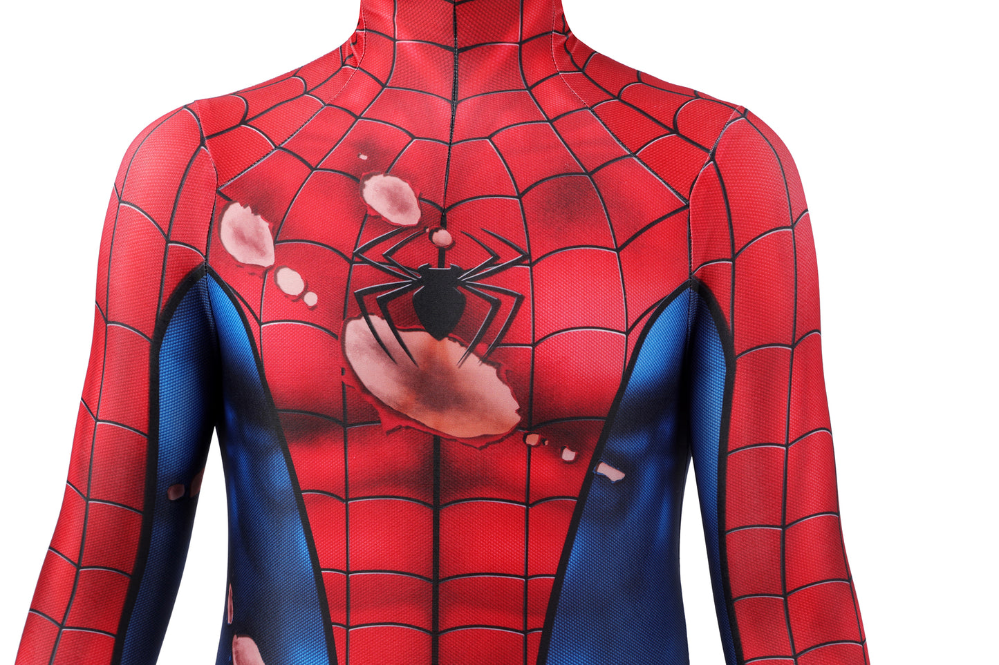 Kids Spider-Man PS5 Classic Damaged Cosplay Costume | Marvel Outfit