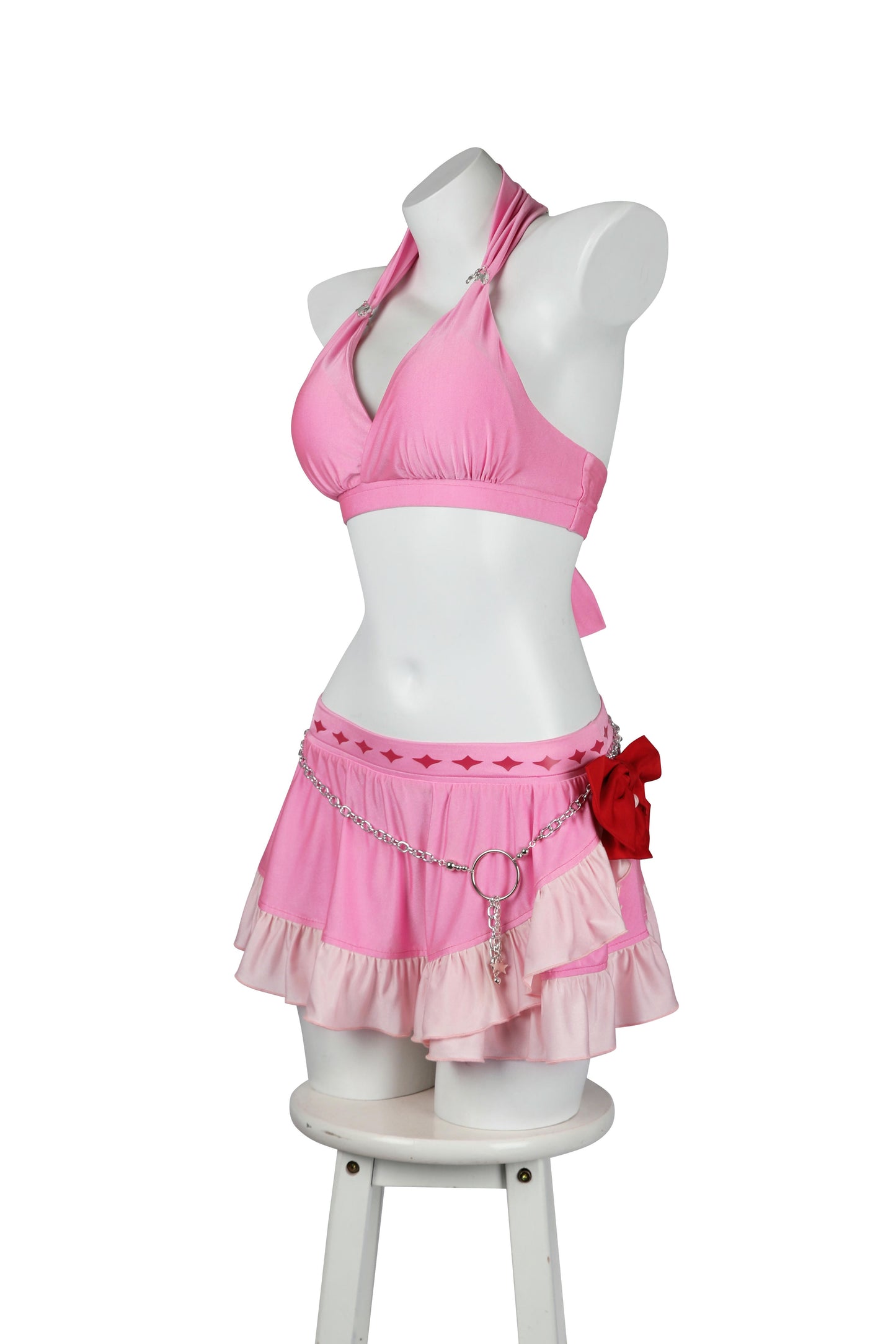 Final Fantasy VII Aerith Gainsborough Swimsuit Cosplay Costume | Gaming Outfit
