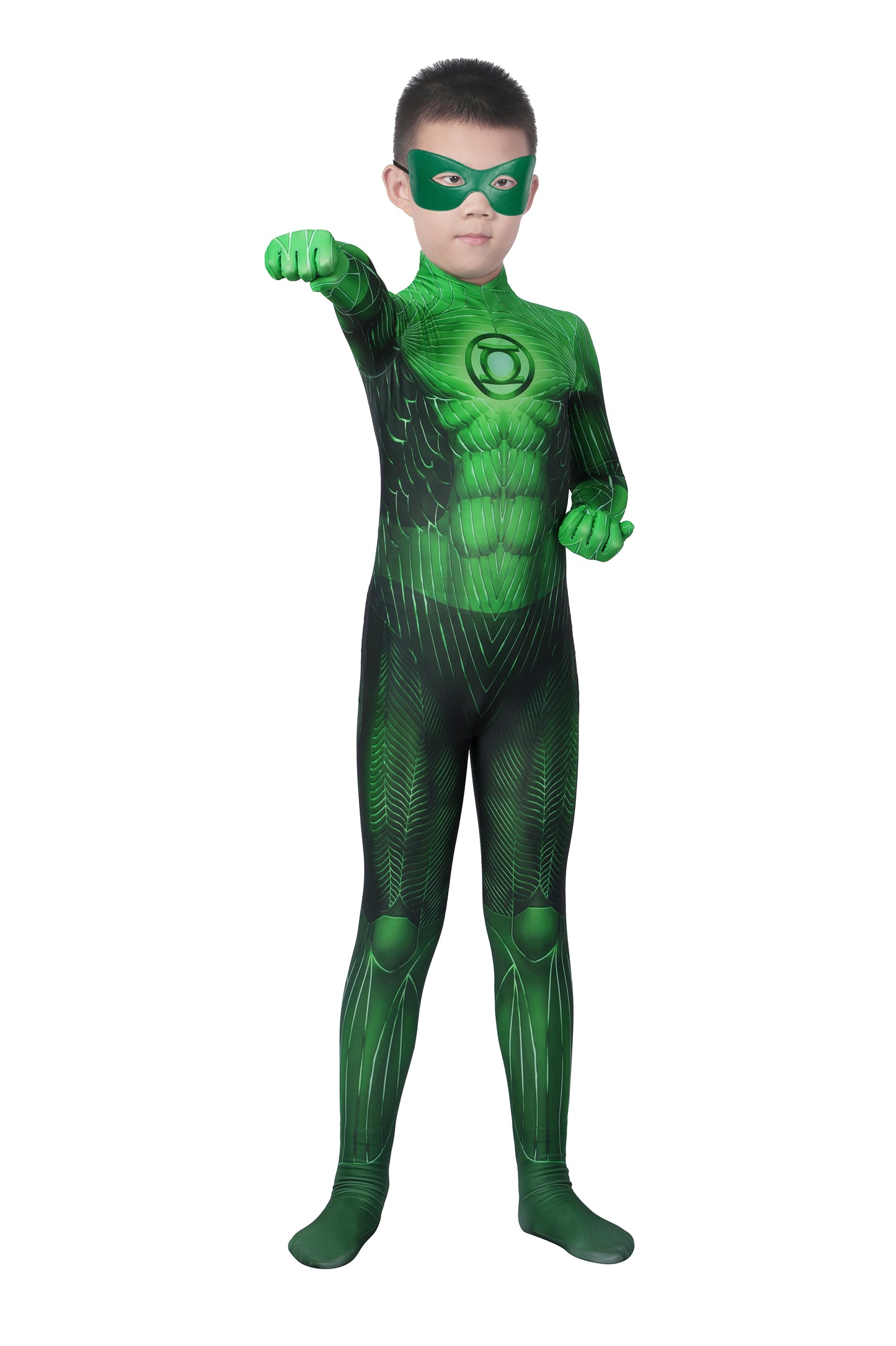 Kids Green Lantern Cosplay Costume | DC Outfit
