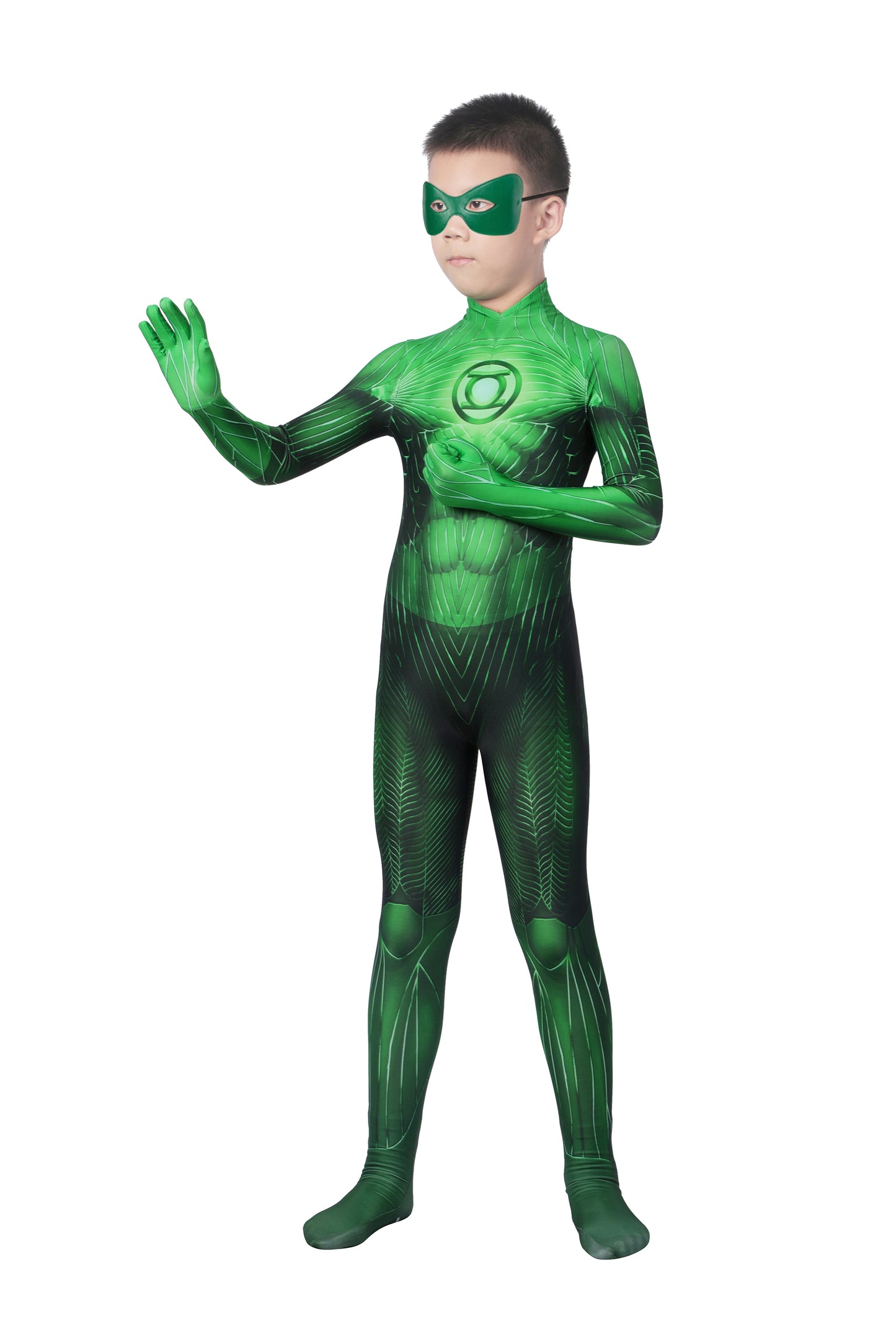 Kids Green Lantern Cosplay Costume | DC Outfit