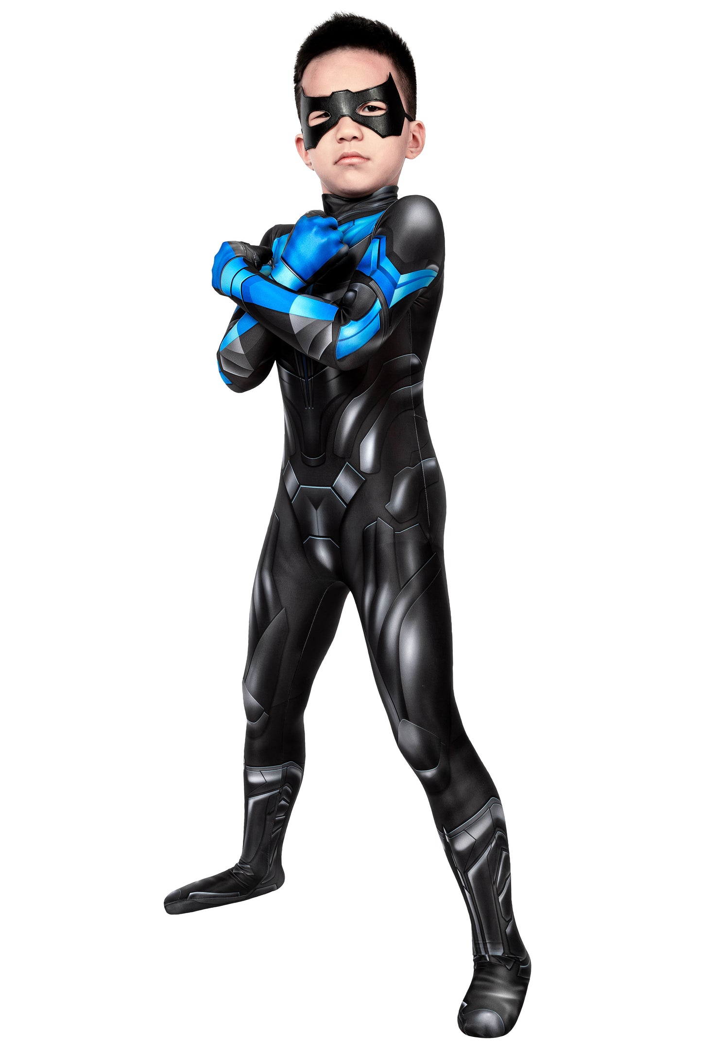 Kids Titans Nightwing Cosplay Costume | DC Outfit