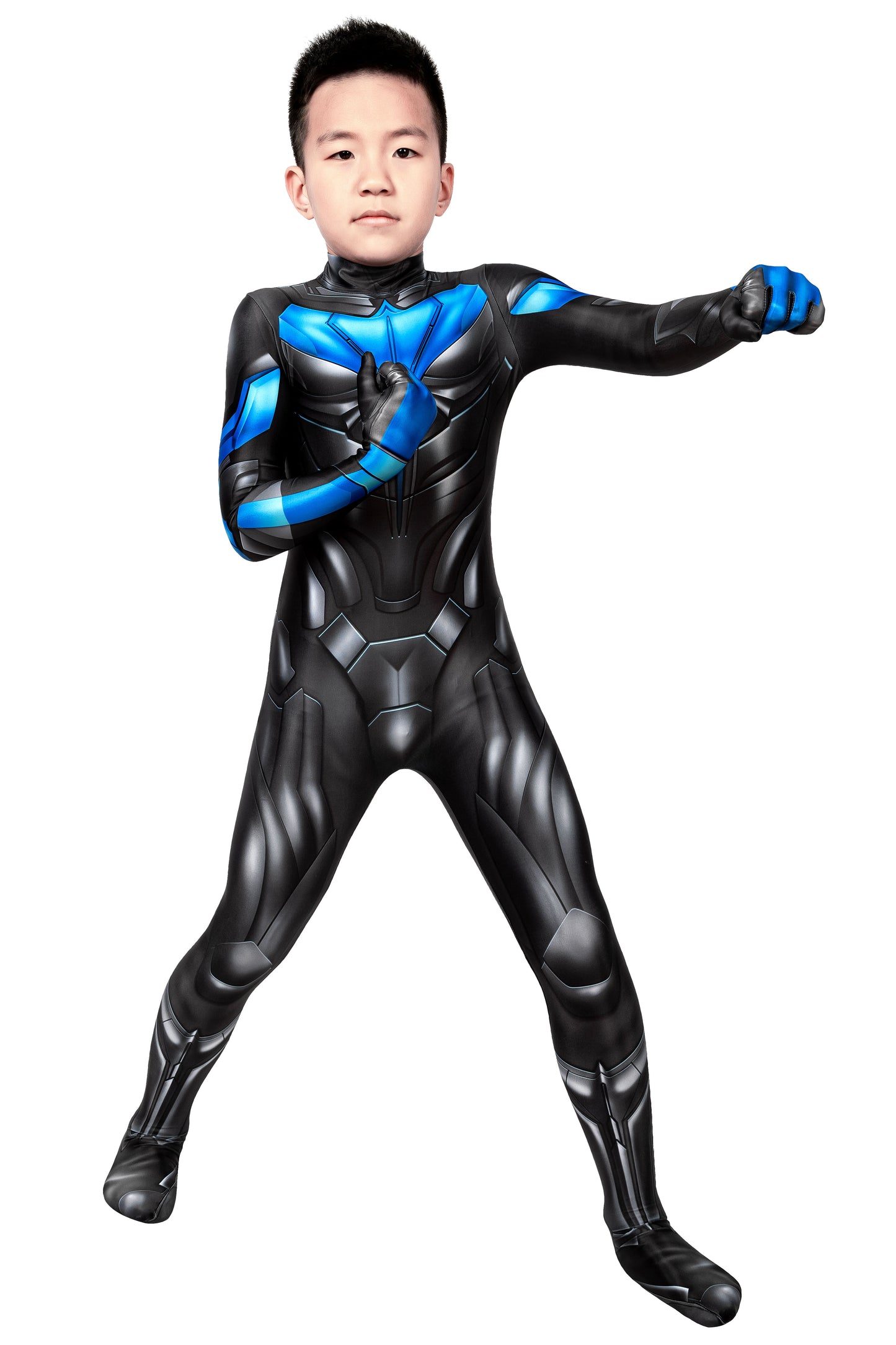 Kids Titans Nightwing Cosplay Costume | DC Outfit