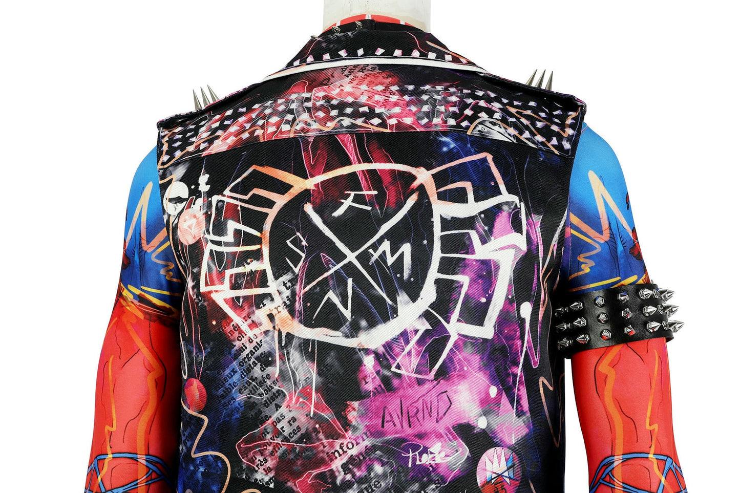 Spider-Man Spider-Punk Hobart Brown Cosplay Costume | Marvel Outfit