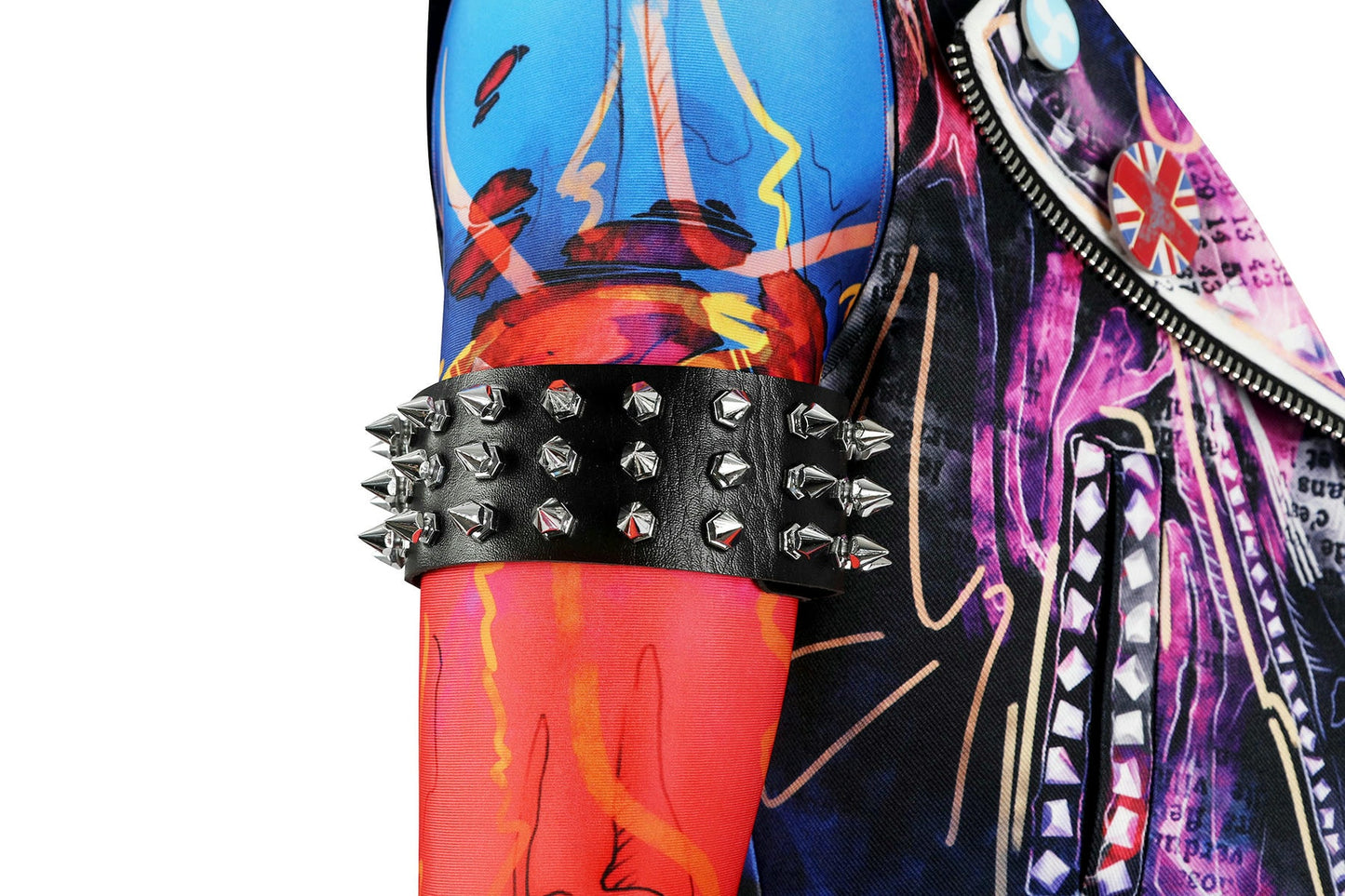 Spider-Man Spider-Punk Hobart Brown Cosplay Costume | Marvel Outfit