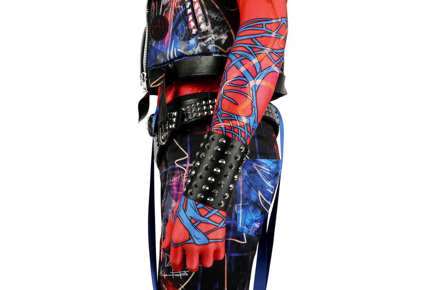 Spider-Man Spider-Punk Hobart Brown Cosplay Costume | Marvel Outfit