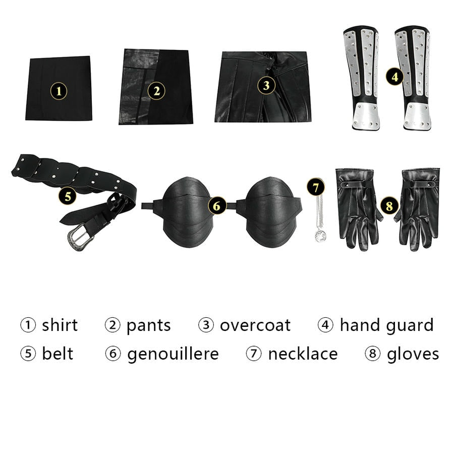 The Witcher Season 3 Geralt of Rivia Cosplay Costume | Fantasy Outfit