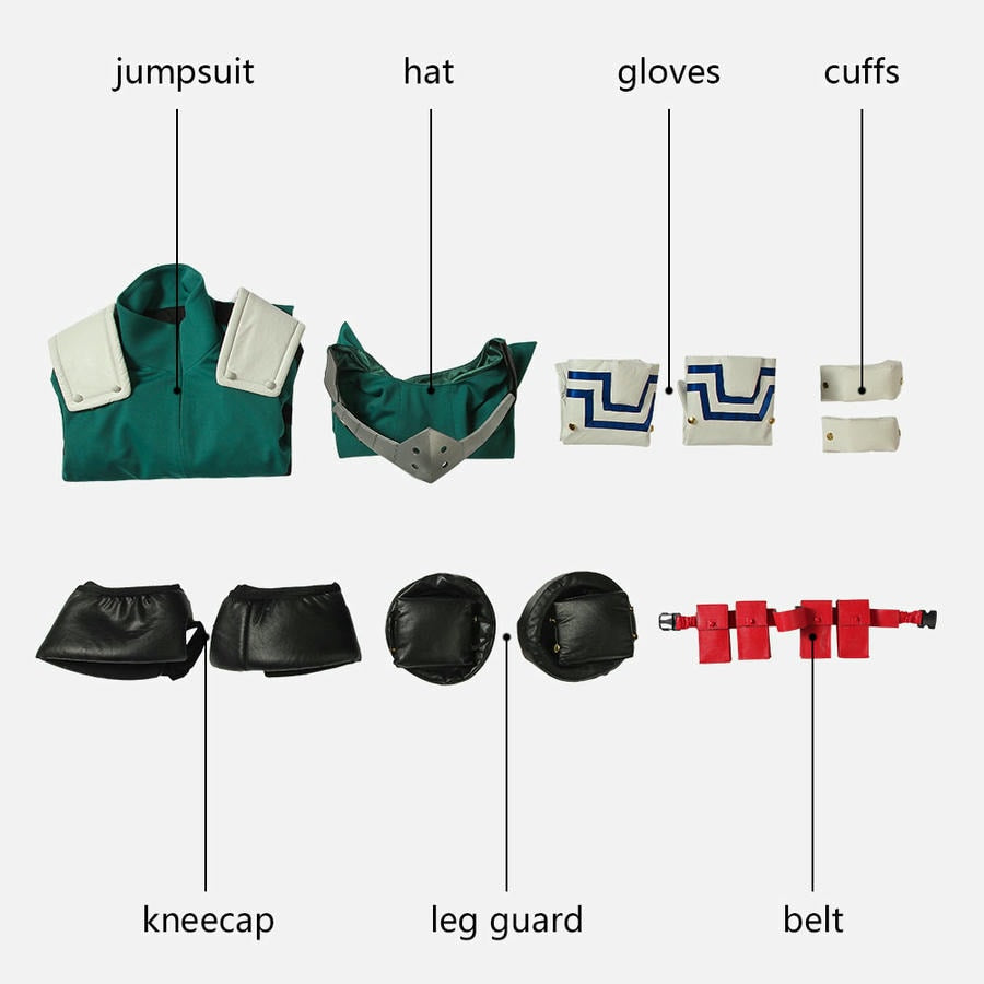 My Hero Academia Deku Custom V2 Cosplay Costume | Anime Outfit