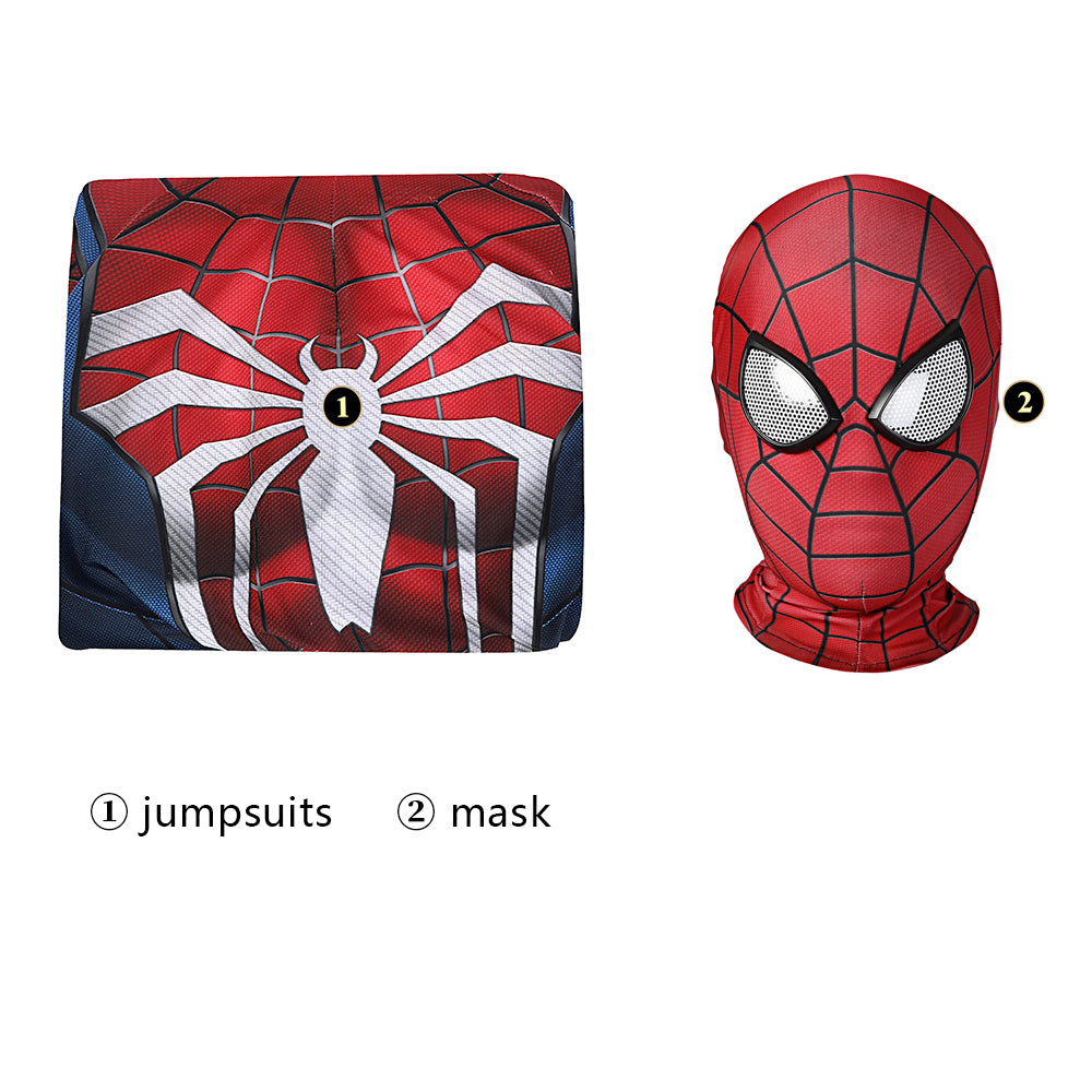 Kids Spider-Man PS5 Peter Parker Cosplay Costume | Marvel Outfit