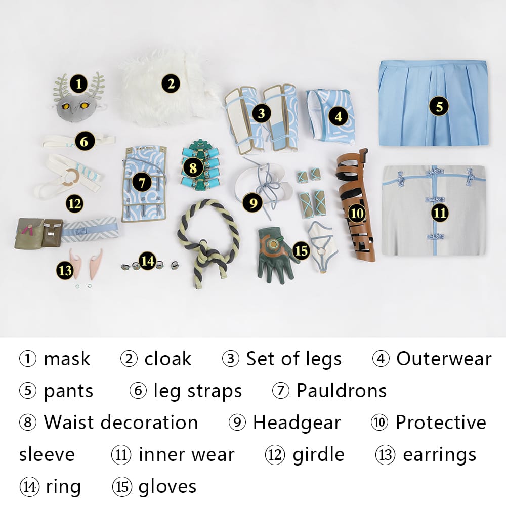 The Legend of Zelda Mystic Set Cosplay Costume | Gaming Outfit