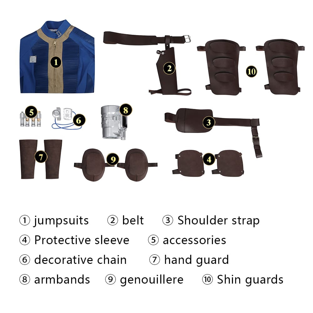 Fallout Season 1 Male Custom Cosplay Costume | Gaming Outfit