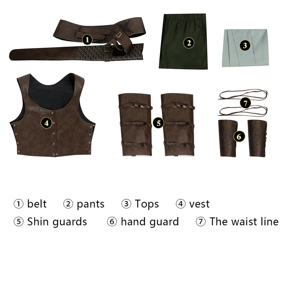 The Witcher Season 3 Cirilla Cosplay Costume | Fantasy Outfit