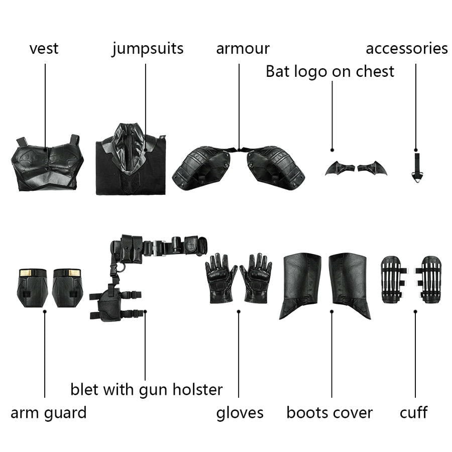 Batman 2022 Bruce Wayne Cosplay Costume | DC Outfit