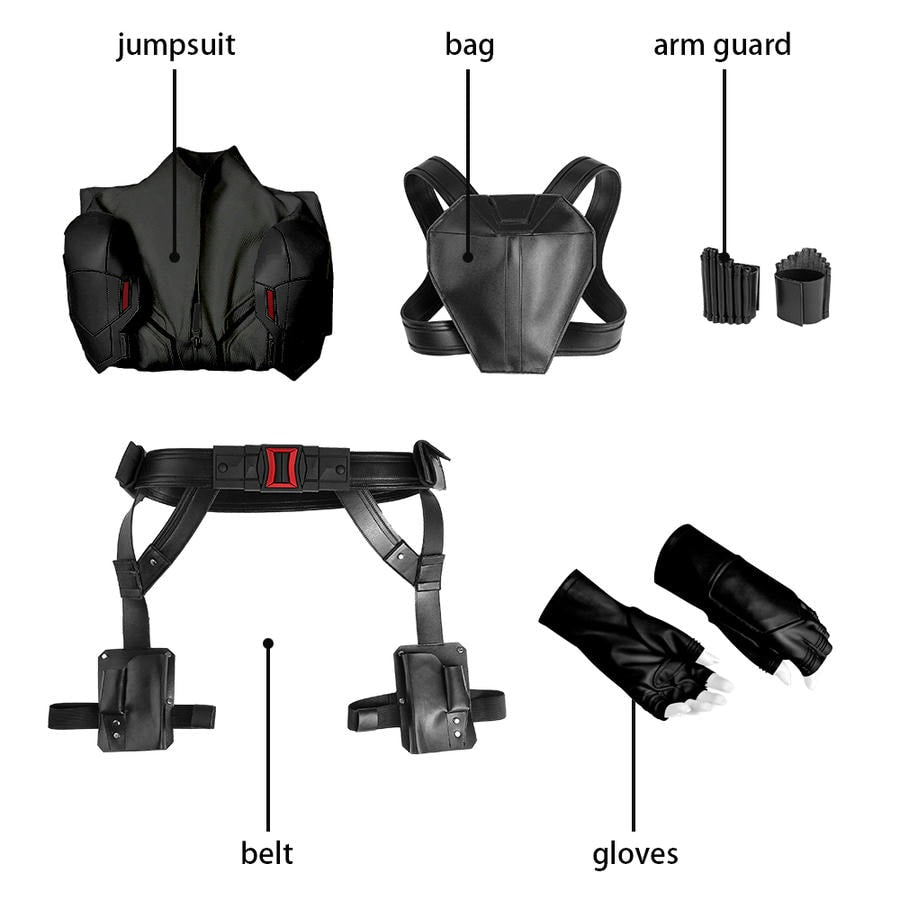 Black Widow Suit Custom Cosplay Costume | Marvel Outfit