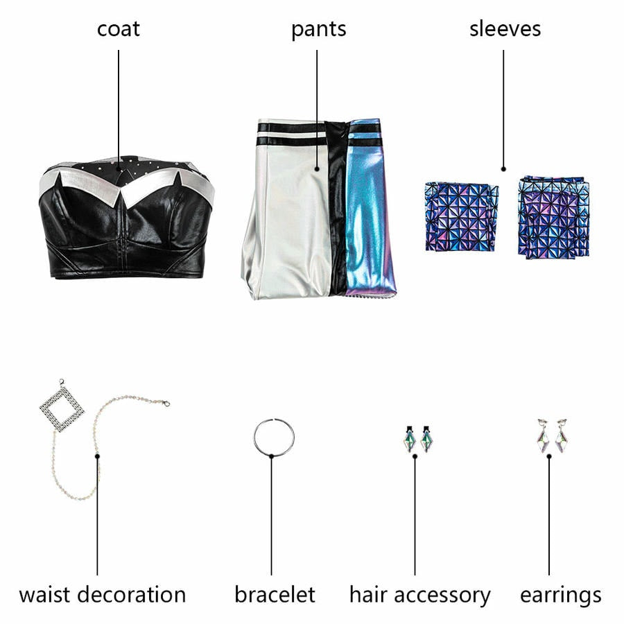 League of Legends KDA Kai'Sa Cosplay Costume | Gaming Outfit