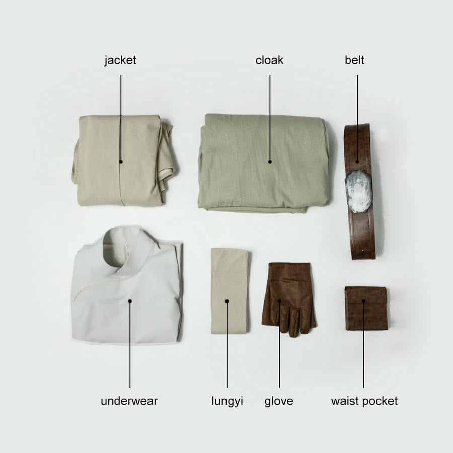 Star Wars The Last Jedi Luke Skywalker Cosplay Costume | TV Outfit