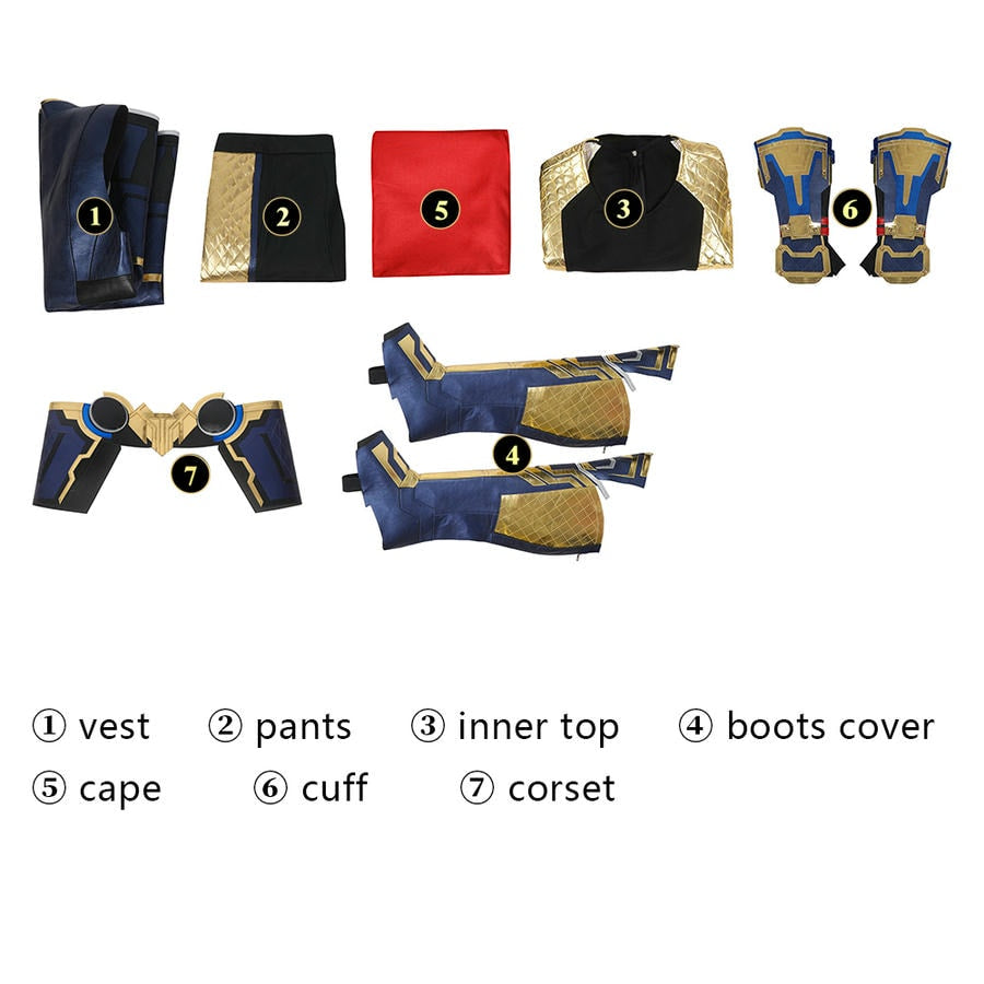 Thor 4 Love and Thunder V2 Cosplay Costume | Marvel Outfit