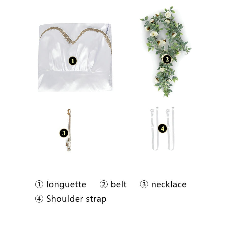 Final Fantasy VII Aerith Kleid Cosplay Kostüm | Gaming-Outfit