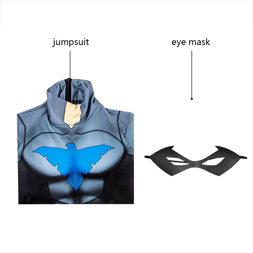 Kids Nightwing Son of Batman Cosplay Costume | DC Outfit