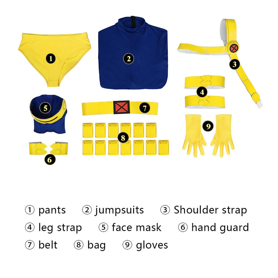 X-Men '97 Cyclops Scott Summers V2 Cosplay Costume | Marvel Outfit