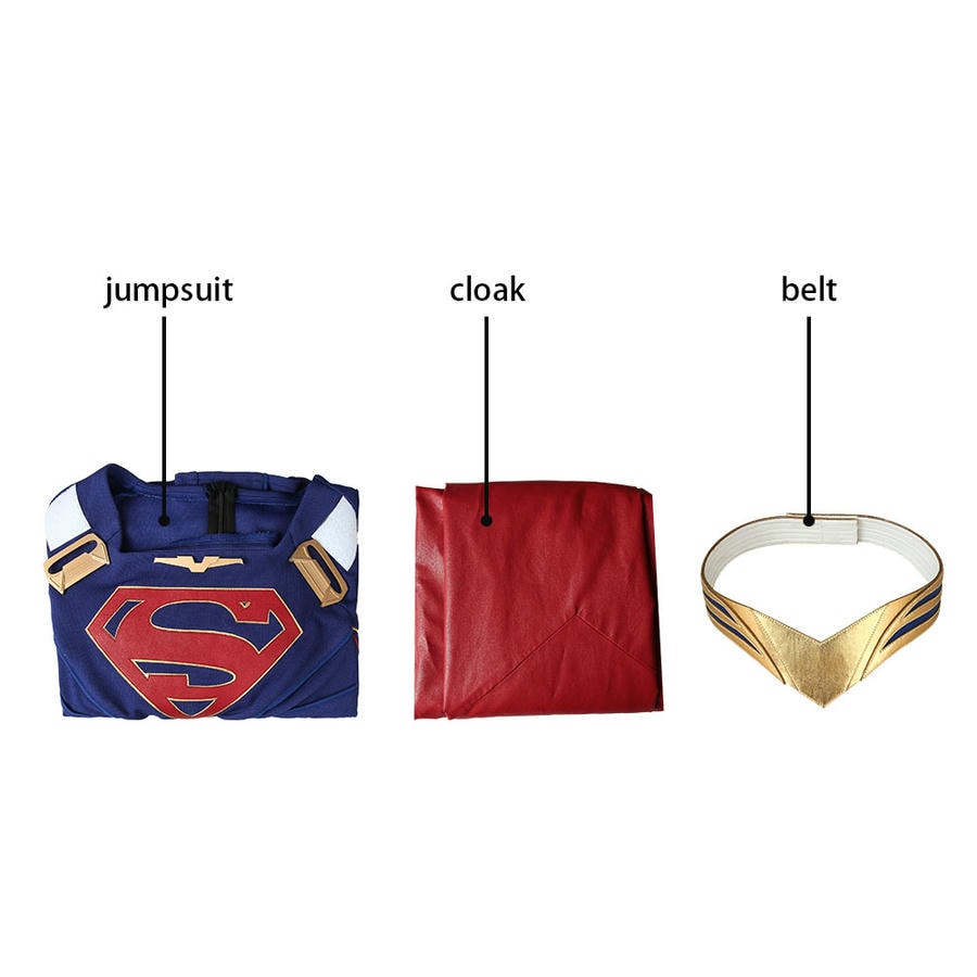 Supergirl Kara Zor‑El Cosplay Costume | DC Outfit