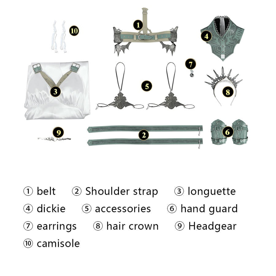 Final Fantasy VII Gold Saucer Theater Cosplay Costume | Gaming Outfit