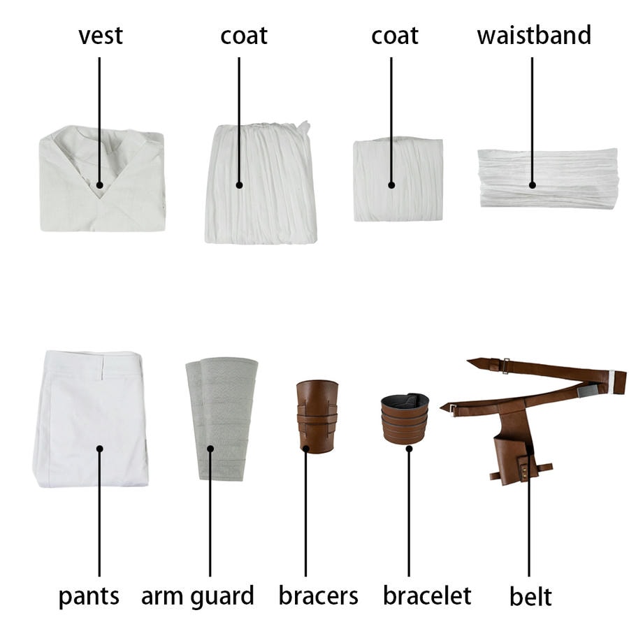 Star Wars The Rise of Skywalker Rey Cosplay Costume | TV Outfit