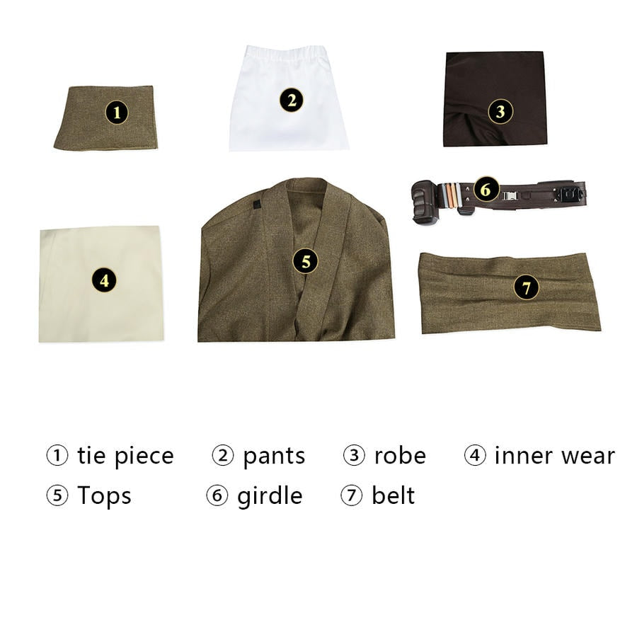 Costume de cosplay de Mace Windu de Star Wars Épisode II | Tenue TV