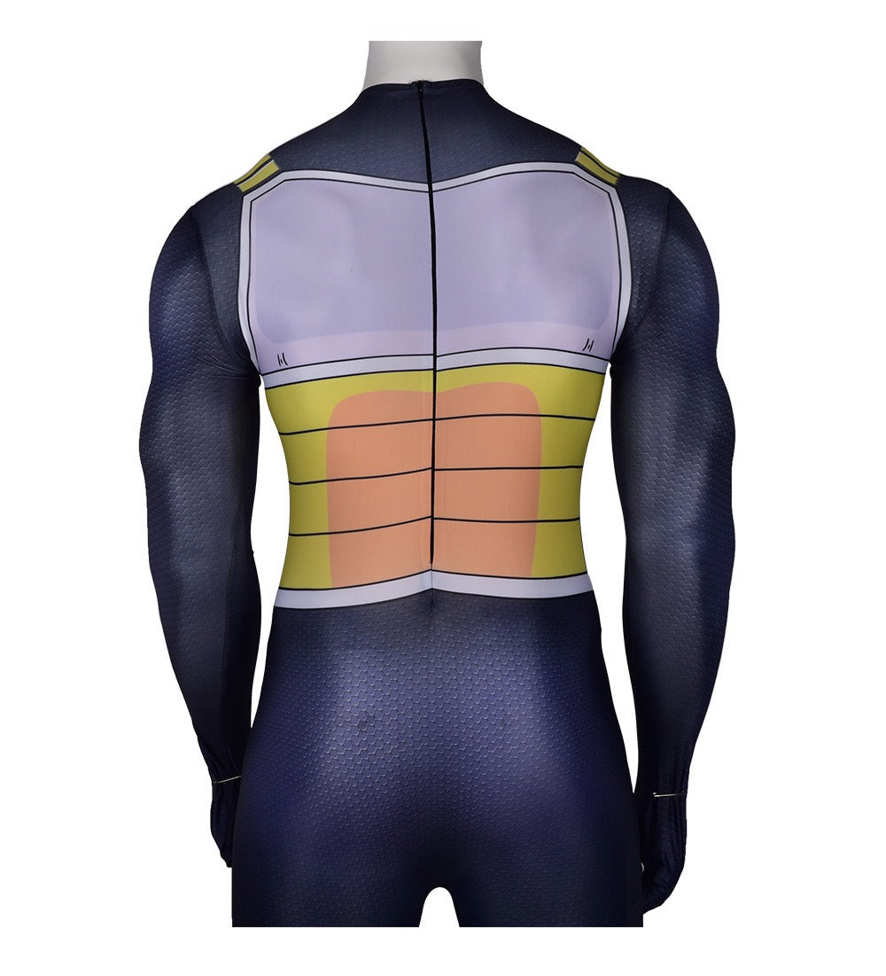 Costume de combat noir Dragon Ball Vegeta | Tenue d'anime