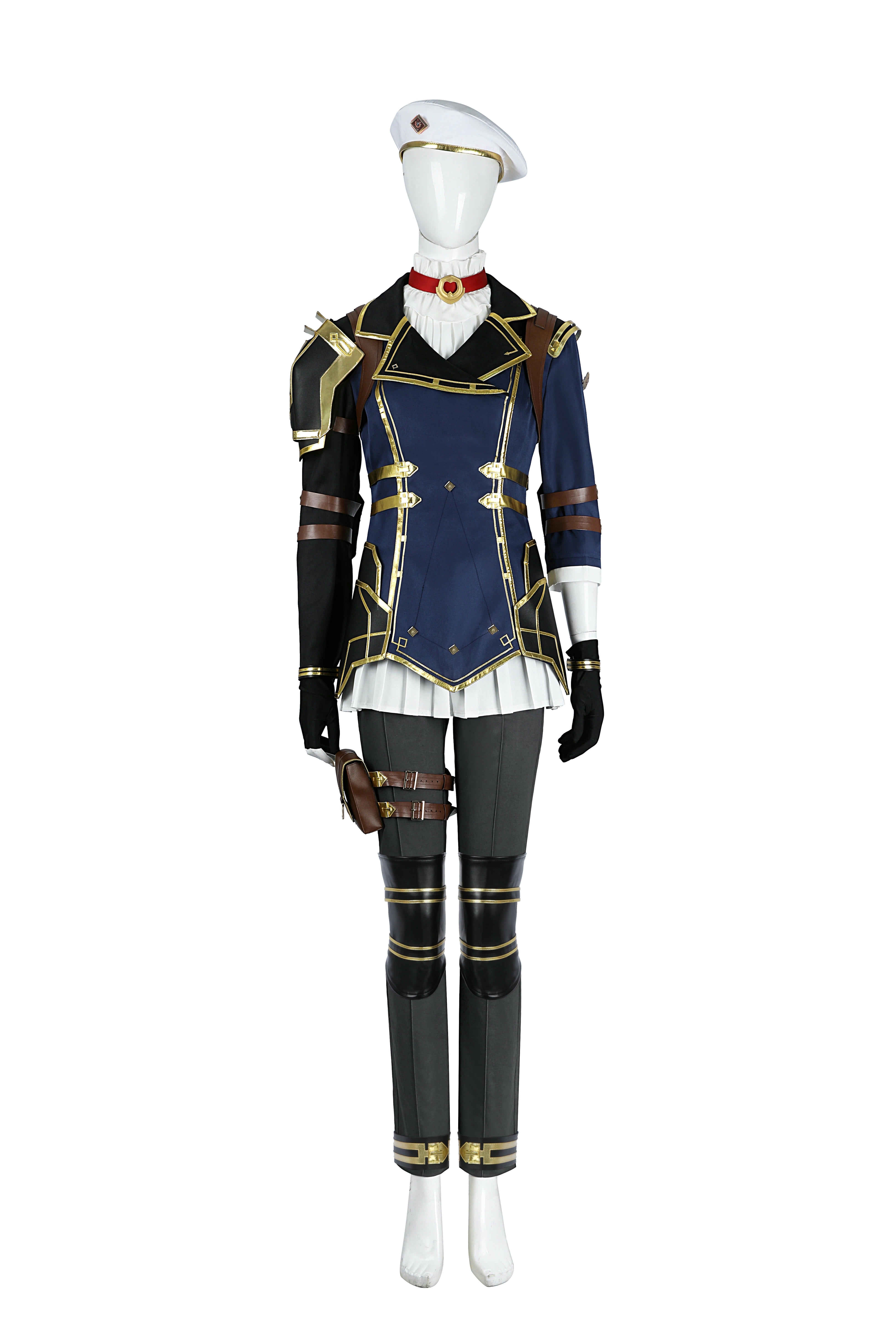 Arcane League of Legends Caitlyn Kiramman Cosplay Costume | Gaming Outfit