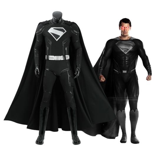 Superman Legacy Black Suit Cosplay Costume | DC Outfit
