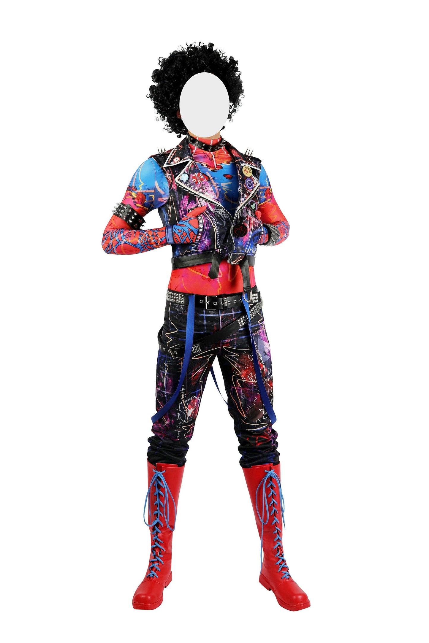 Spider-Man Spider-Punk Hobart Brown Cosplay Costume | Marvel Outfit