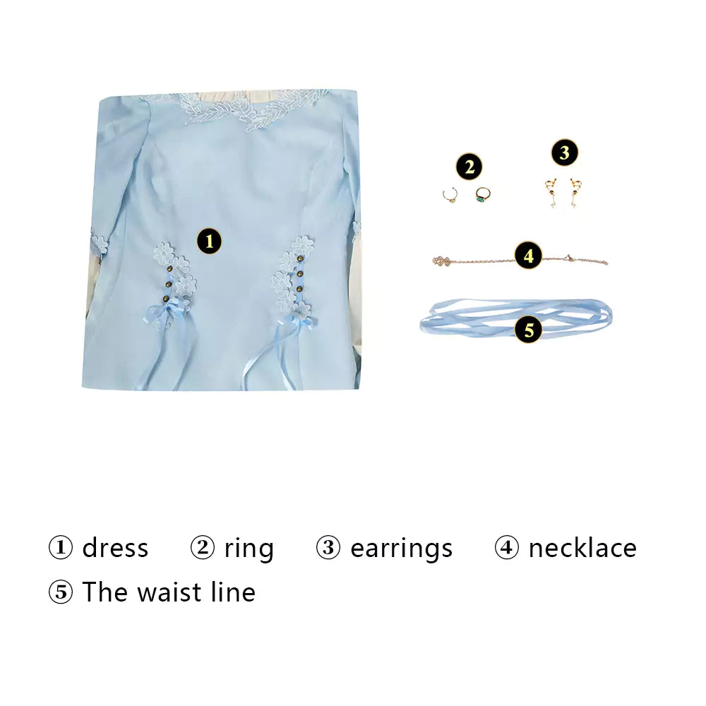 House of the Dragon Teen Alicent Hightower Cosplay Costume | Fantasy Outfit