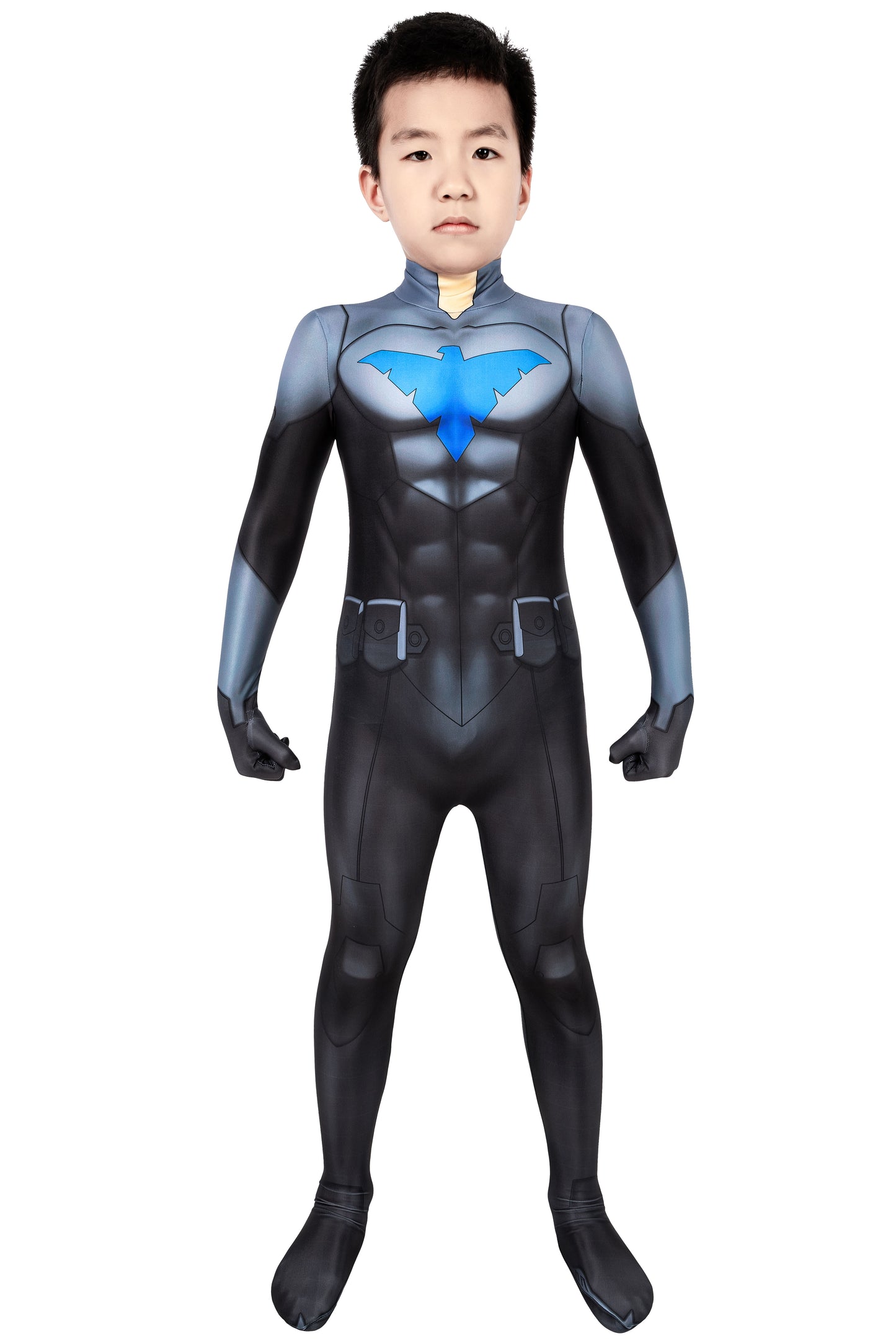 Kids Nightwing Son of Batman Cosplay Costume | DC Outfit