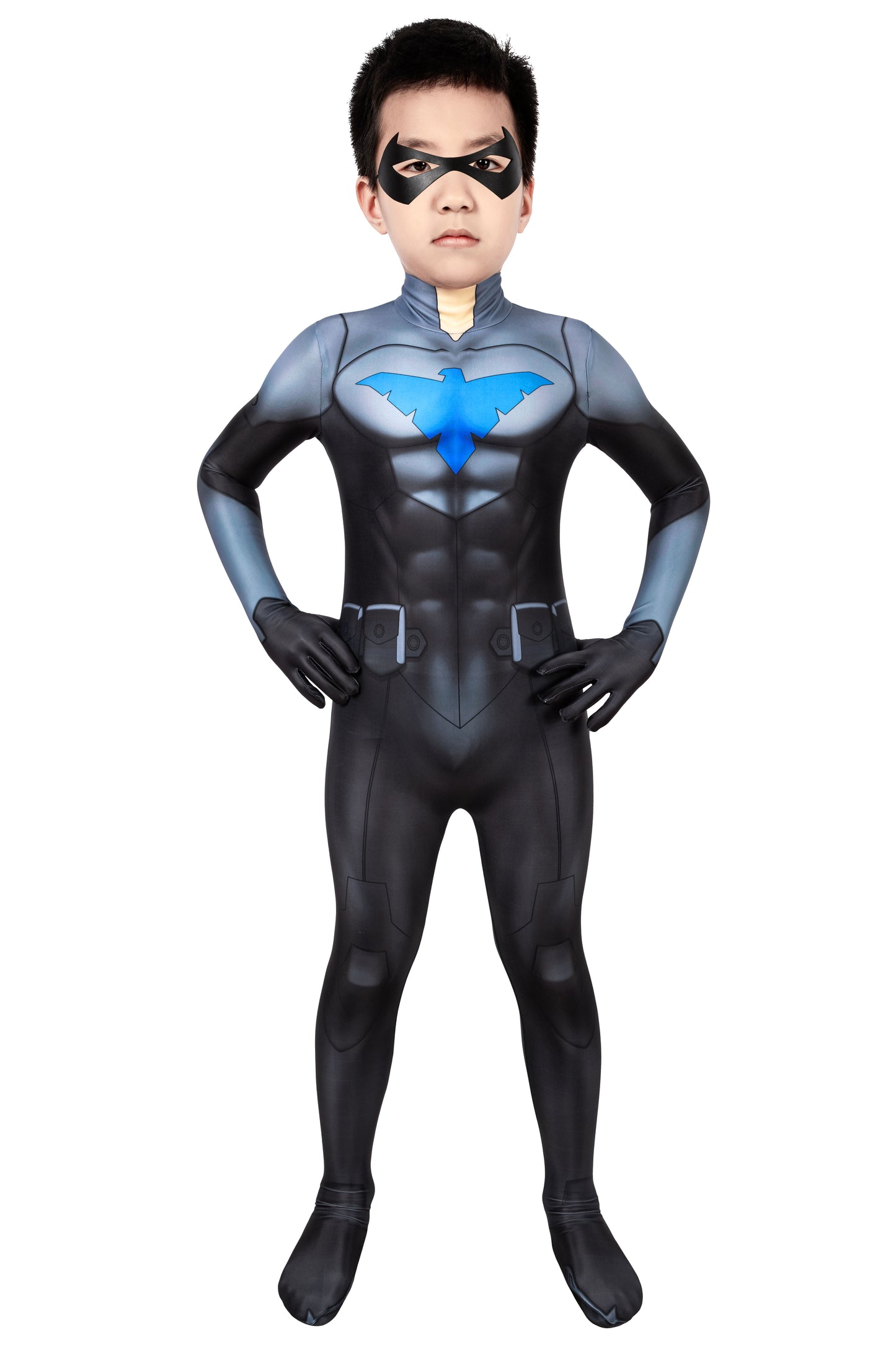 Kids Nightwing Son of Batman Cosplay Costume | DC Outfit