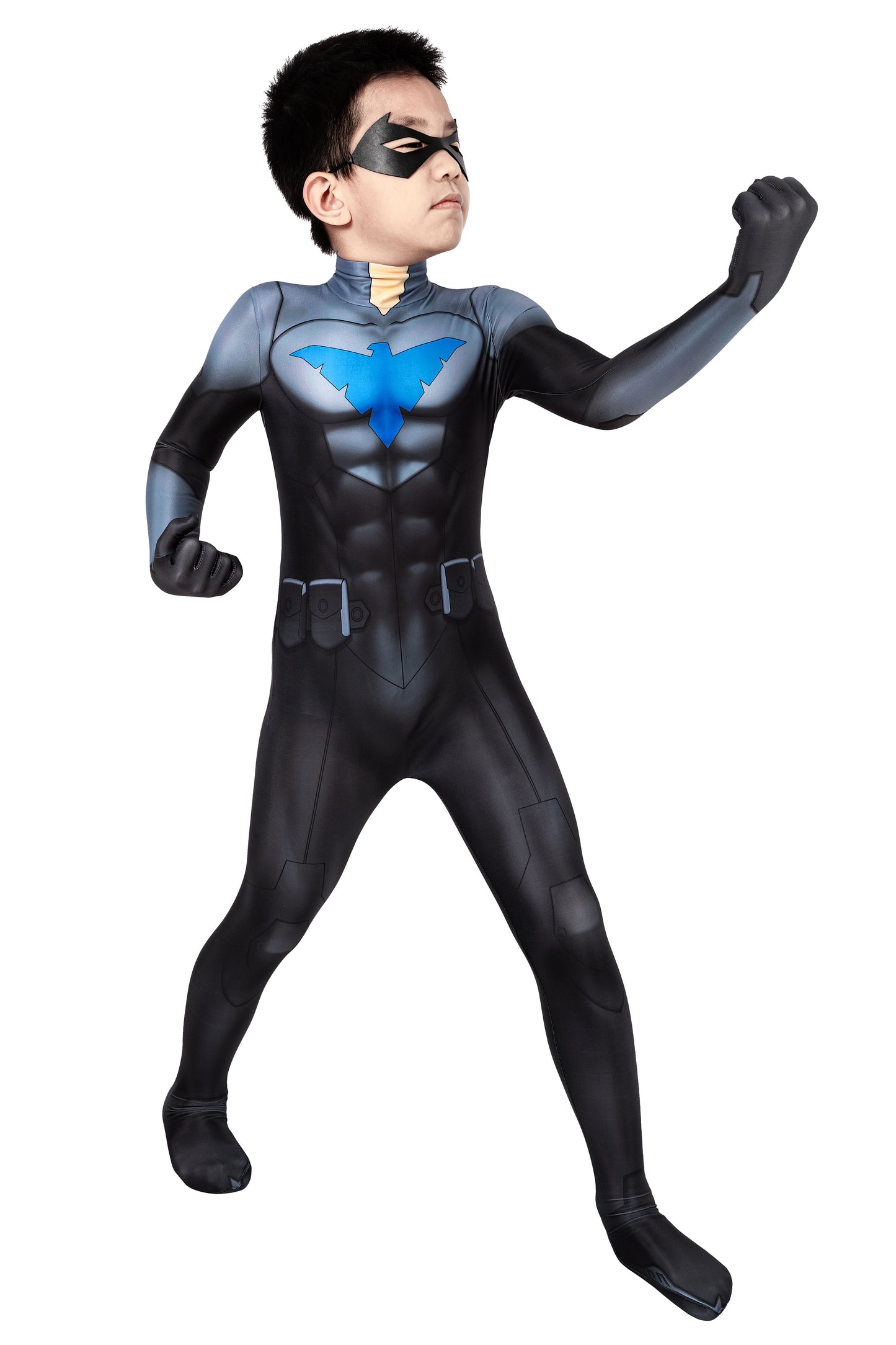 Kids Nightwing Son of Batman Cosplay Costume | DC Outfit