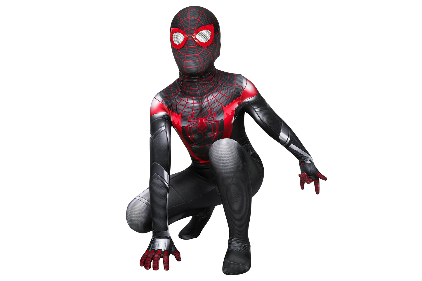 Kids Spider-Man PS5 Miles Morales Cosplay Costume | Marvel Outfit