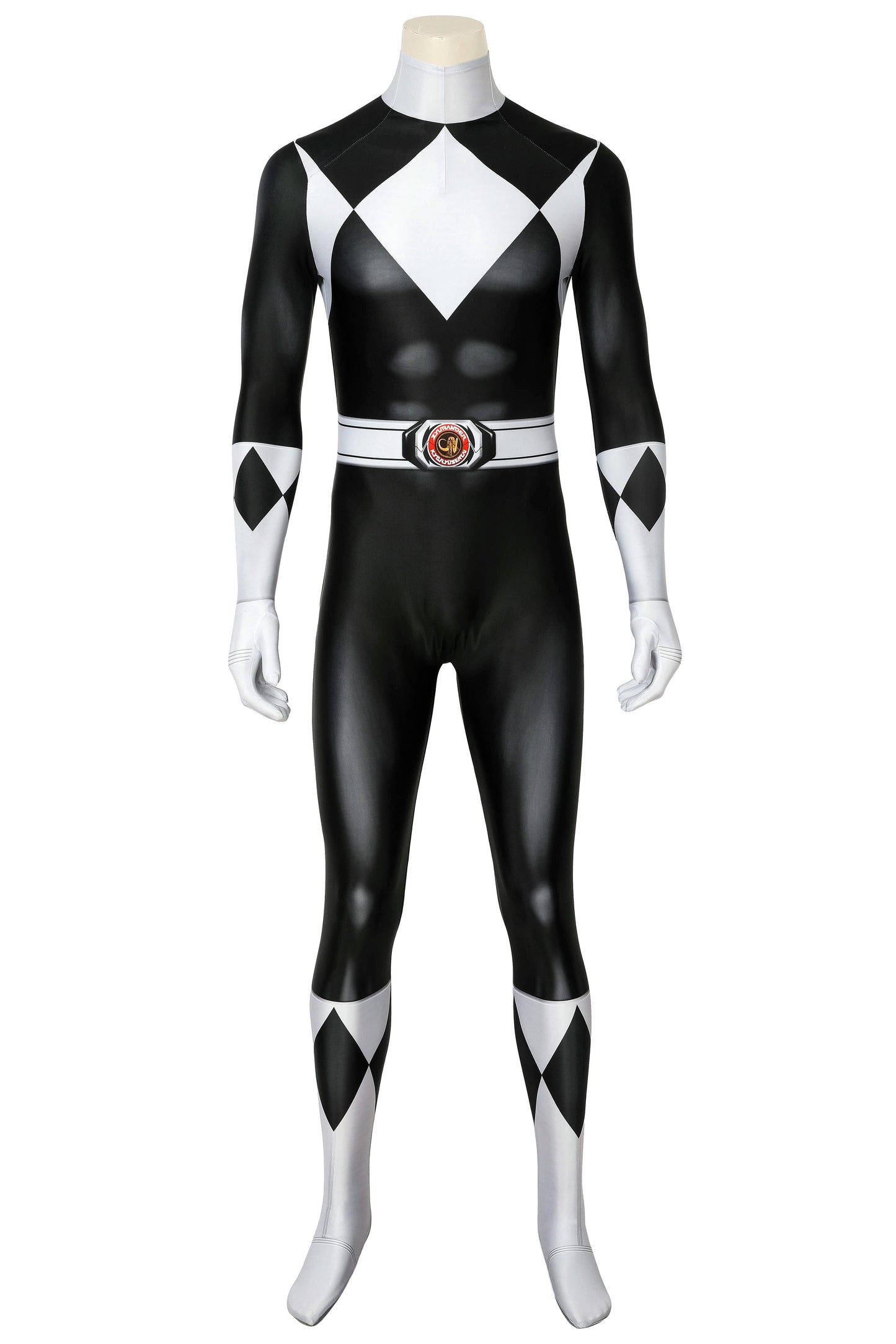 Power Rangers Black Ranger Zack Cosplay Costume | Superhero Outfit
